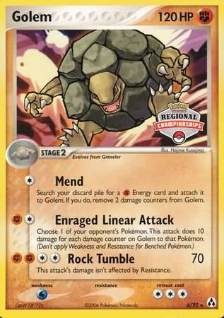 Golem (6/92) (Regional Championship Promo) [EX: Legend Maker] | The Time Vault CA