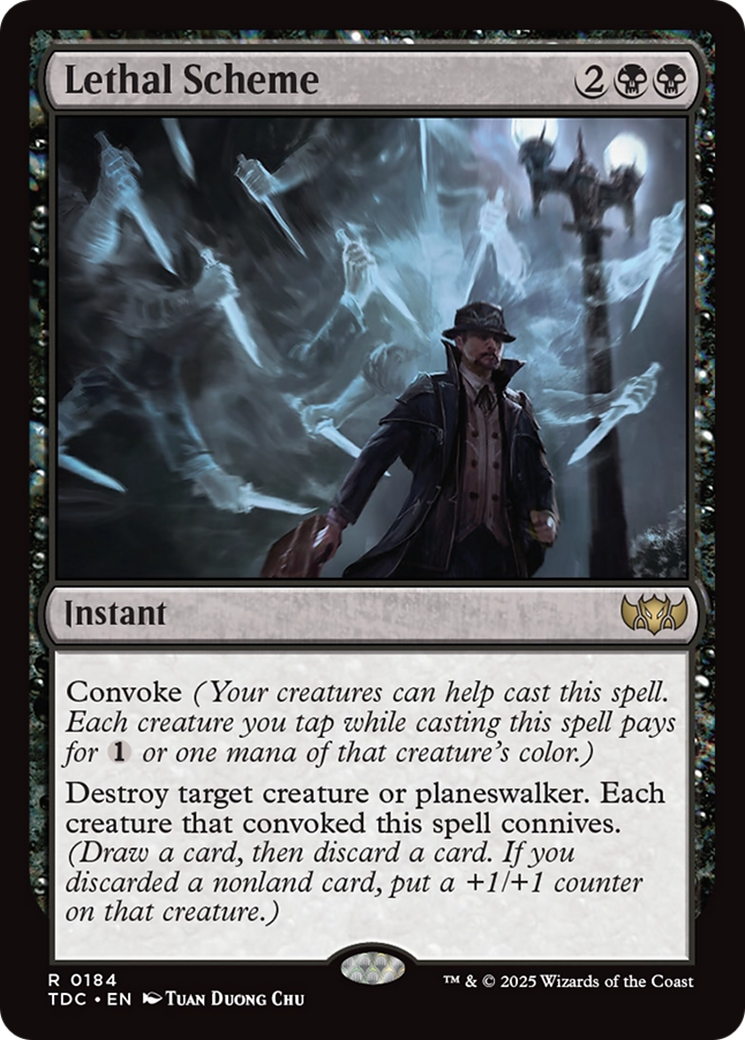 Lethal Scheme [Tarkir: Dragonstorm Commander] | The Time Vault CA