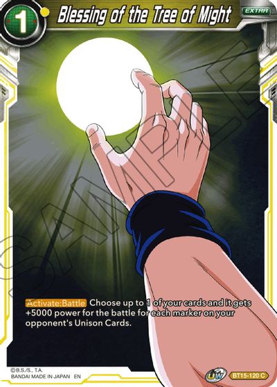 Blessing of the Tree of Might (BT15-120) [Saiyan Showdown] | The Time Vault CA