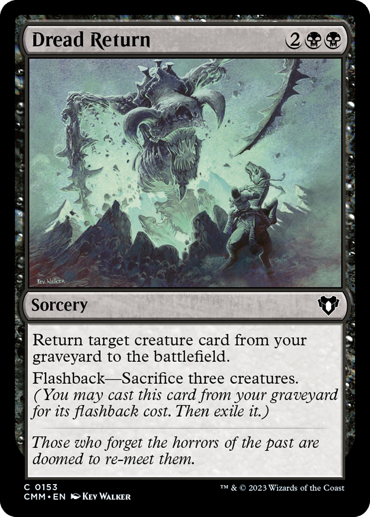 Dread Return [Commander Masters] | The Time Vault CA