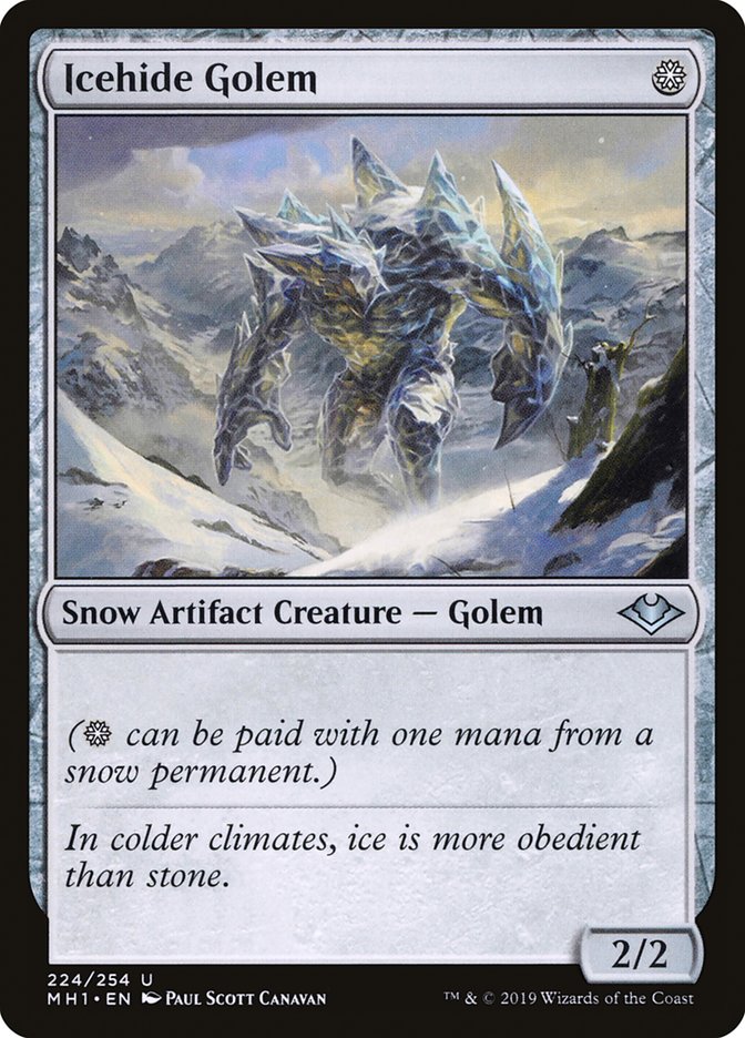 Icehide Golem [Modern Horizons] | The Time Vault CA