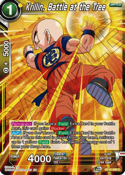 Krillin, Battle at the Tree (BT15-099) [Saiyan Showdown] | The Time Vault CA