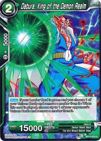 Dabura, King of the Demon Realm (BT11-073) [Vermilion Bloodline] | The Time Vault CA