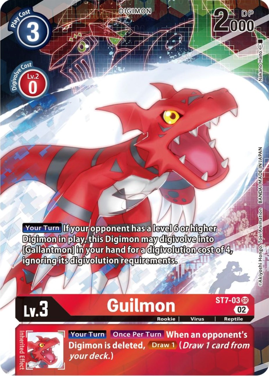 Guilmon [ST7-03] (Alternate Art) [Starter Deck: Beelzemon Advanced Deck Set] | The Time Vault CA