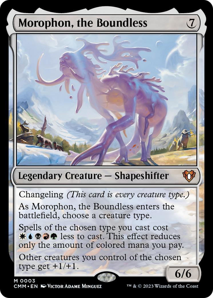 Morophon, the Boundless [Commander Masters] | The Time Vault CA