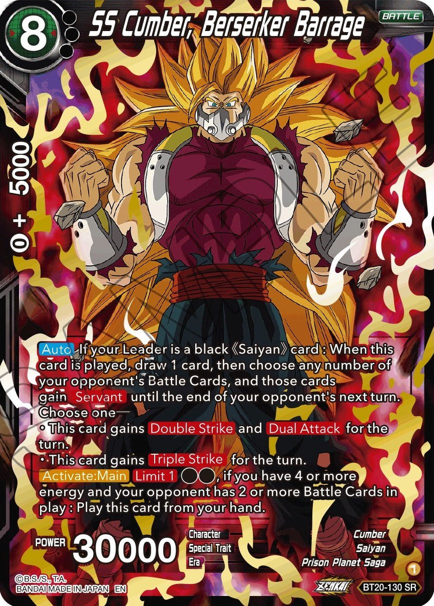 SS Cumber, Berserker Barrage (BT20-130) [Power Absorbed] | The Time Vault CA