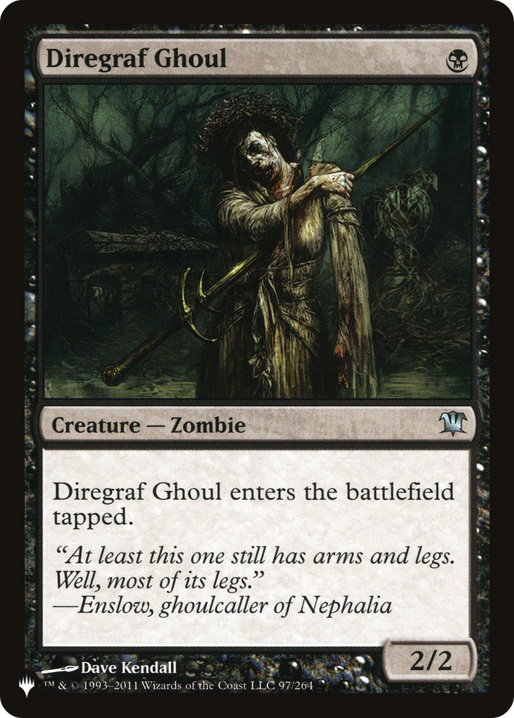 Diregraf Ghoul [The List] | The Time Vault CA