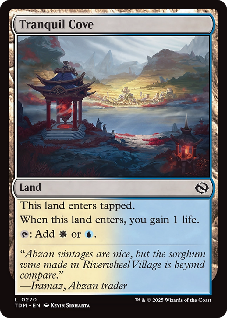 Tranquil Cove [Tarkir: Dragonstorm] | The Time Vault CA