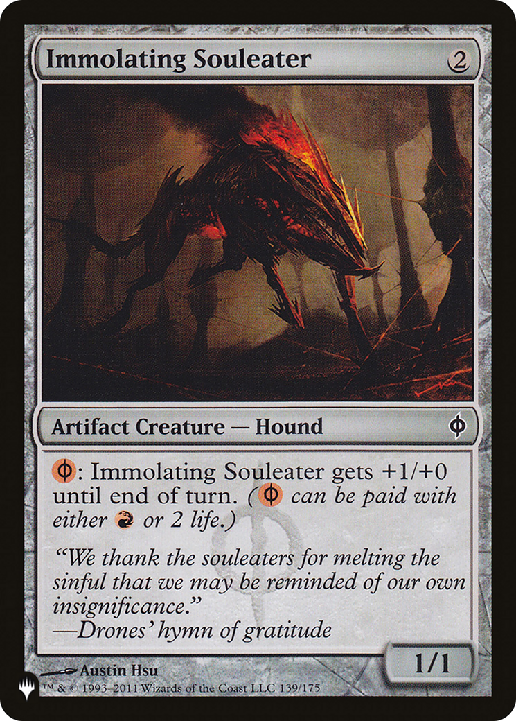 Immolating Souleater [The List] | The Time Vault CA