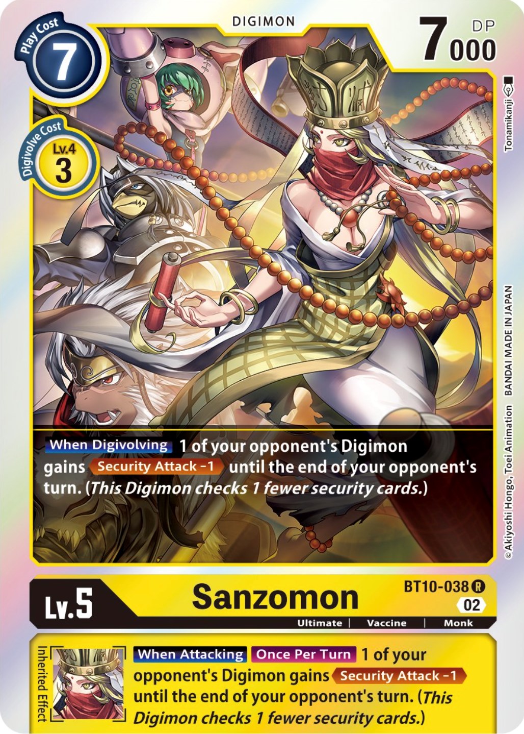 Sanzomon [BT10-038] [Xros Encounter] | The Time Vault CA