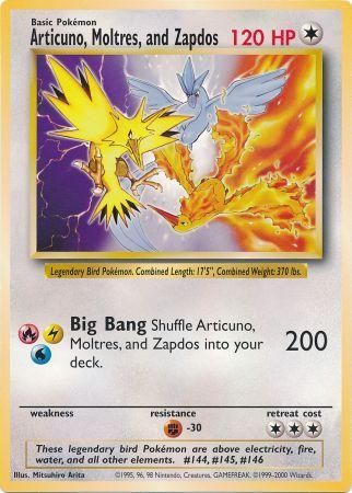 Articuno, Moltres, and Zapdos (Jumbo Card) [Miscellaneous Cards] | The Time Vault CA