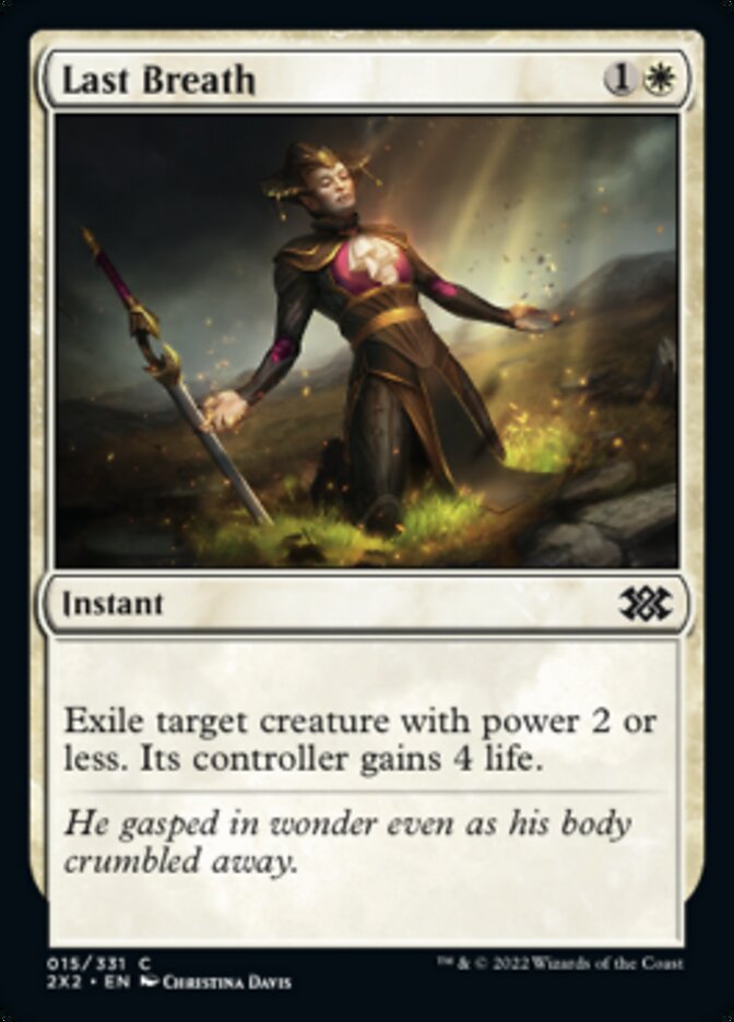 Last Breath [Double Masters 2022] | The Time Vault CA
