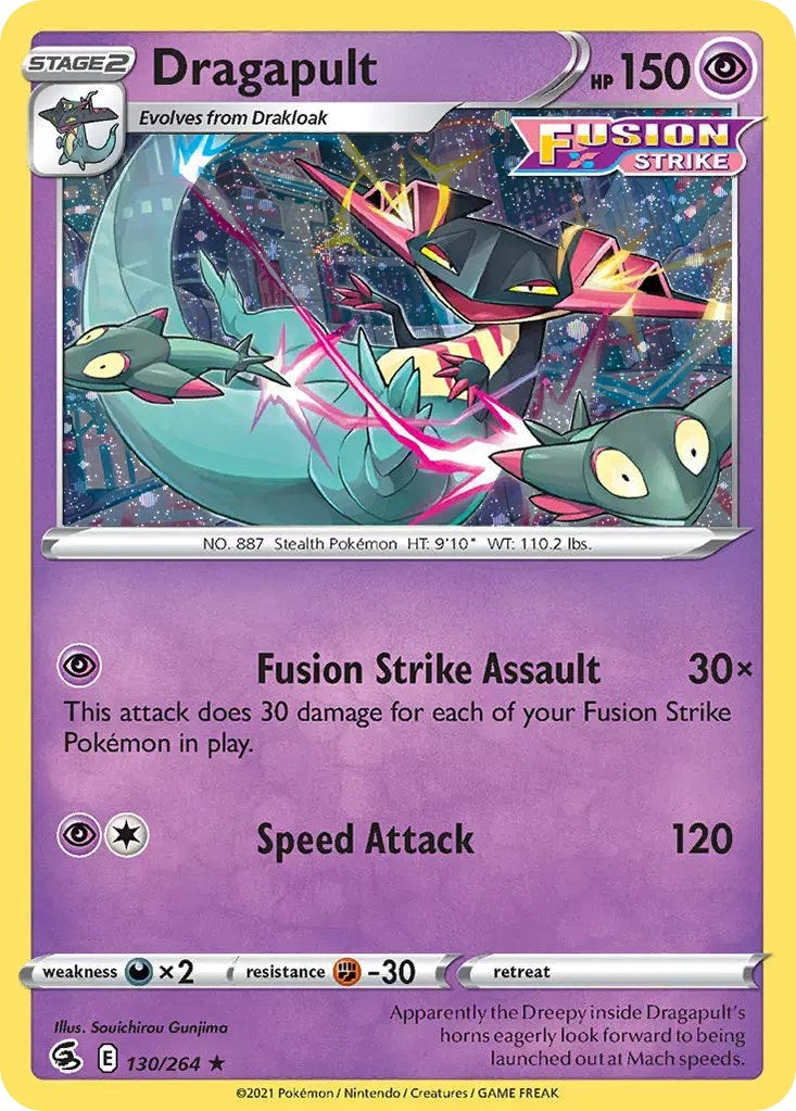 Dragapult (130/264) (Cosmos Holo) [Sword & Shield: Fusion Strike] | The Time Vault CA