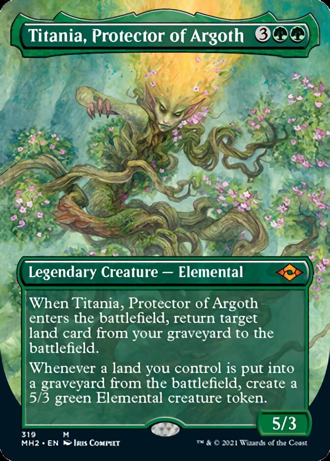 Titania, Protector of Argoth (Borderless Alternate Art) [Modern Horizons 2] | The Time Vault CA