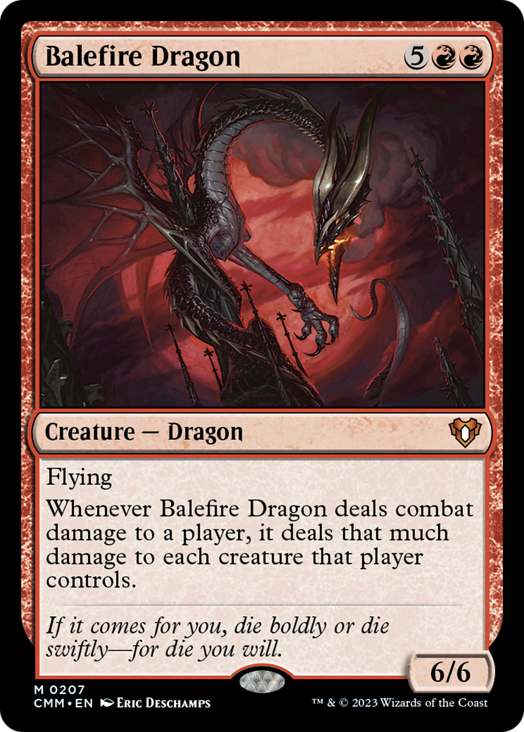 Balefire Dragon [Commander Masters] | The Time Vault CA