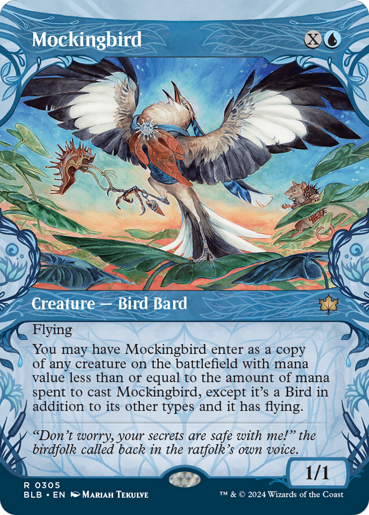 Mockingbird (Showcase) [Bloomburrow] | The Time Vault CA