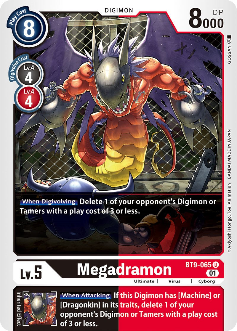 Megadramon [BT9-065] [X Record] | The Time Vault CA