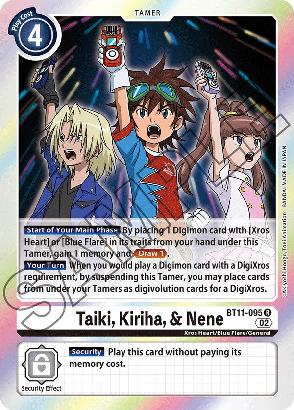 Taiki, Kiriha, & Nene [BT11-095] [Dimensional Phase] | The Time Vault CA