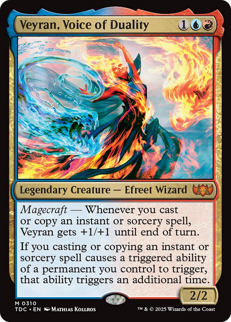 Veyran, Voice of Duality [Tarkir: Dragonstorm Commander] | The Time Vault CA