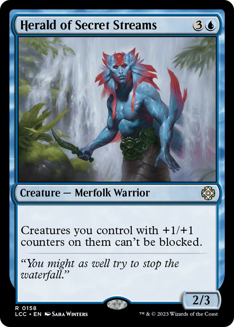 Herald of Secret Streams [The Lost Caverns of Ixalan Commander] | The Time Vault CA