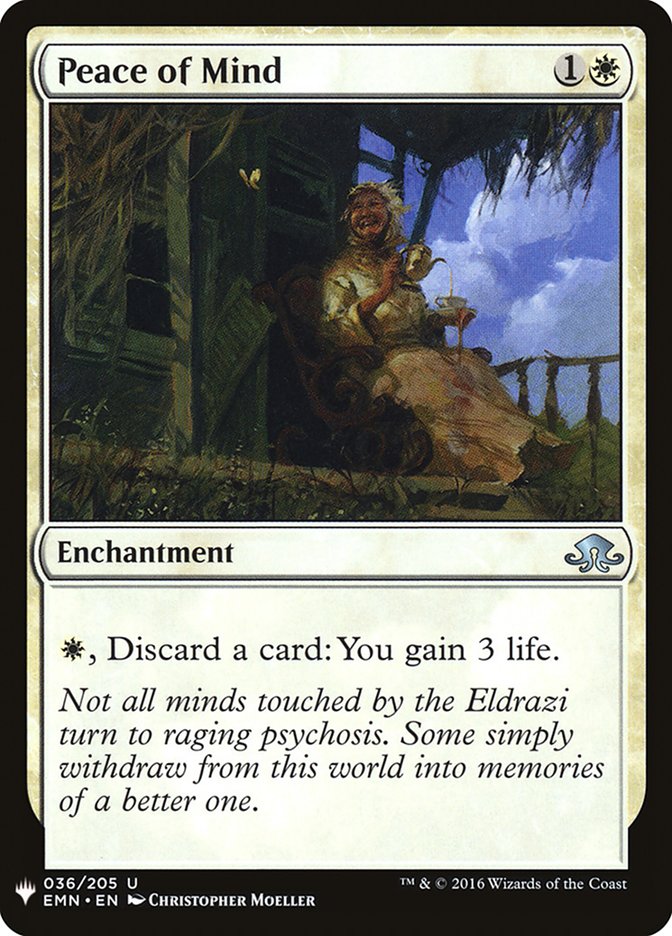 Peace of Mind [Mystery Booster] | The Time Vault CA