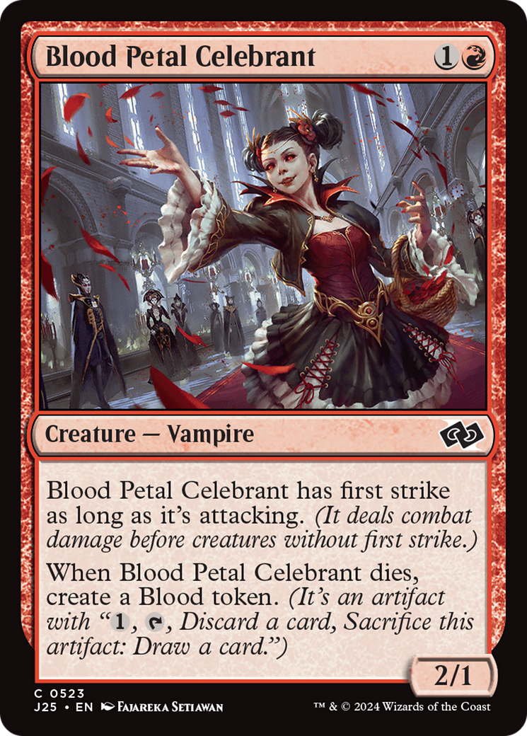 Blood Petal Celebrant [Foundations Jumpstart] | The Time Vault CA