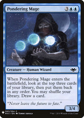 Pondering Mage [Mystery Booster] | The Time Vault CA