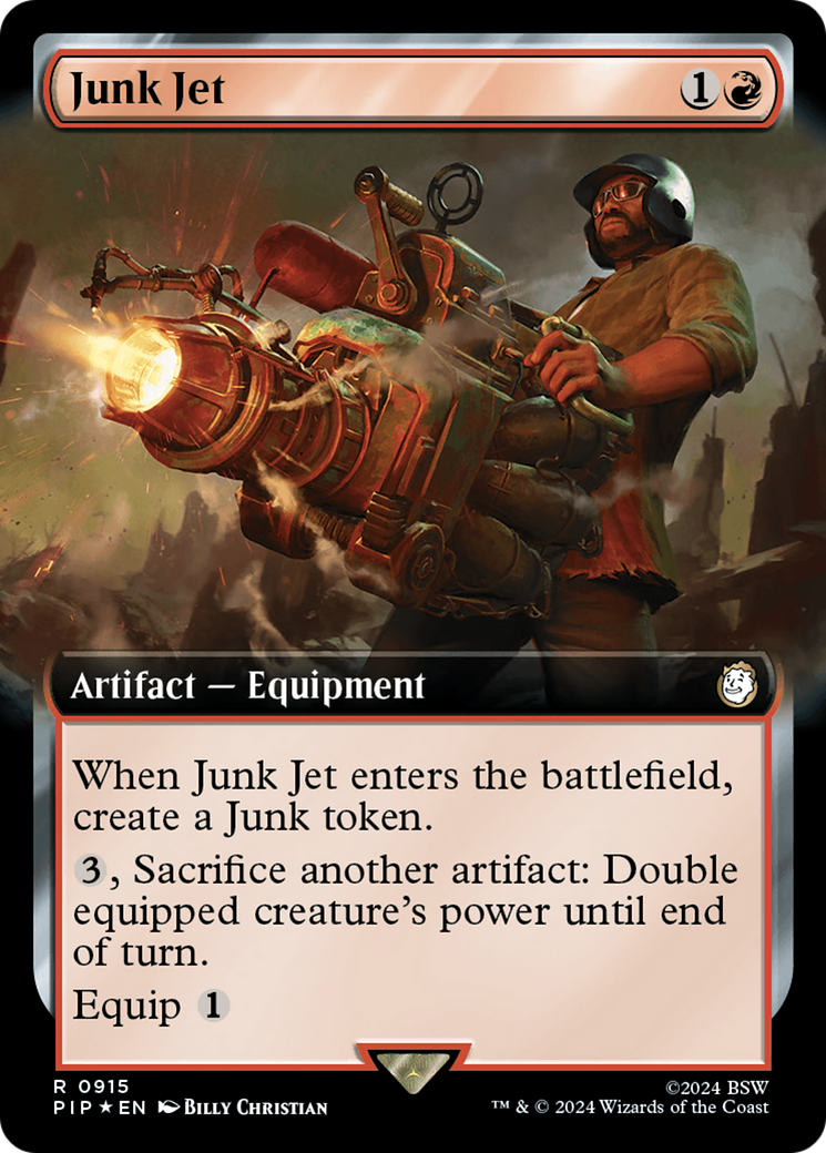 Junk Jet (Extended Art) (Surge Foil) [Fallout] | The Time Vault CA