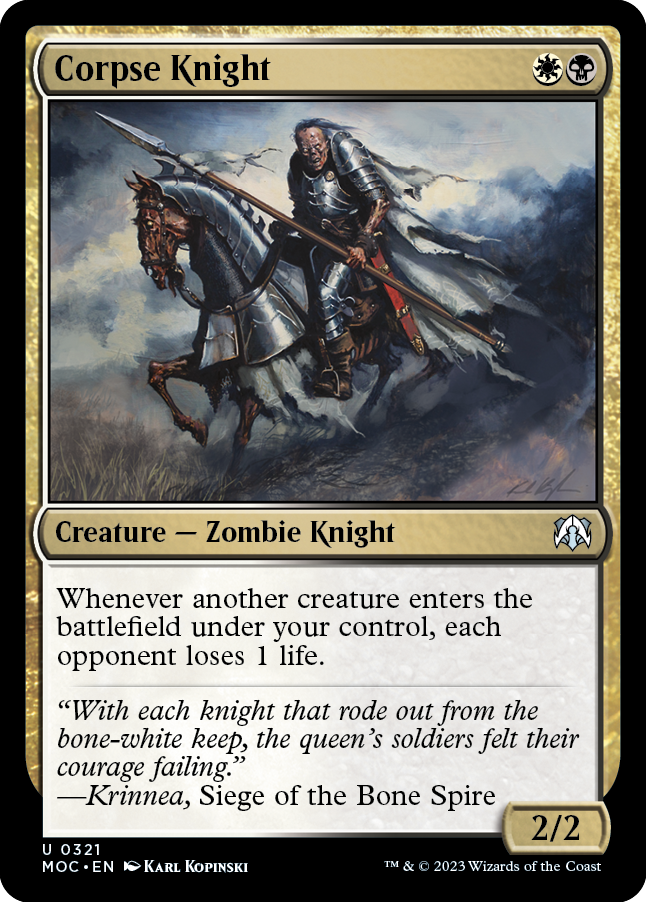 Corpse Knight [March of the Machine Commander] | The Time Vault CA