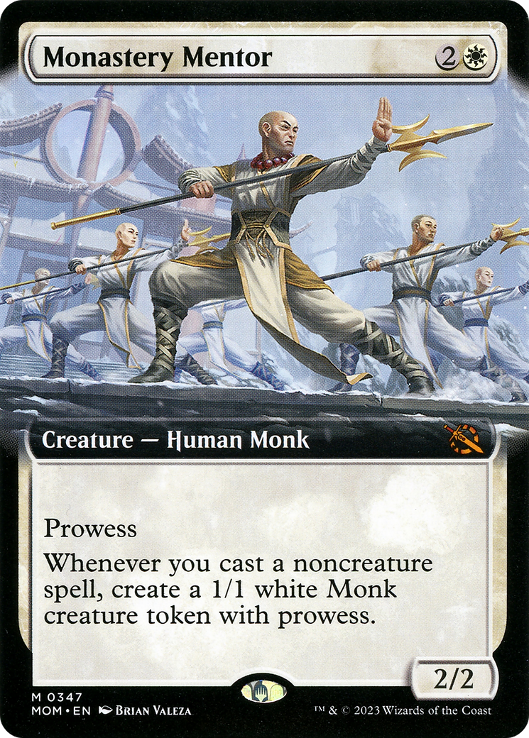 Monastery Mentor (Extended Art) [March of the Machine] | The Time Vault CA