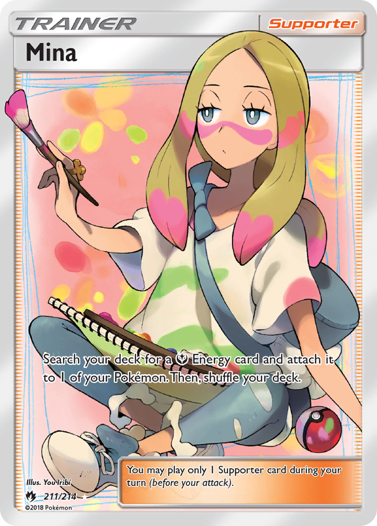 Mina (211/214) [Sun & Moon: Lost Thunder] | The Time Vault CA