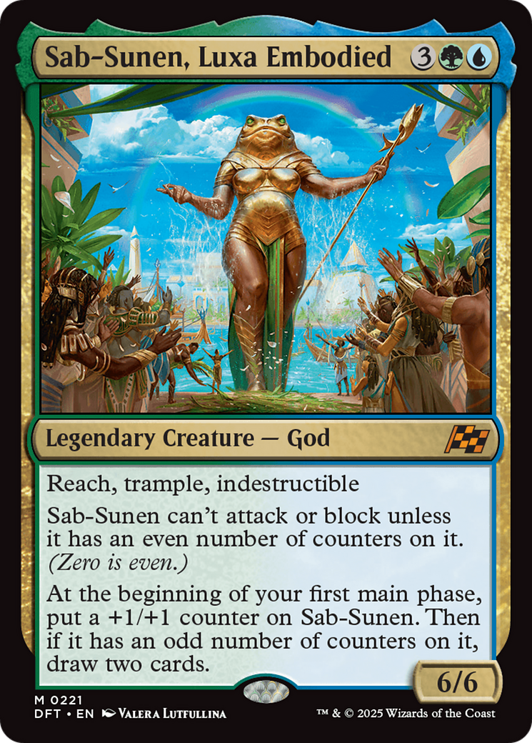Sab-Sunen, Luxa Embodied [Aetherdrift] | The Time Vault CA