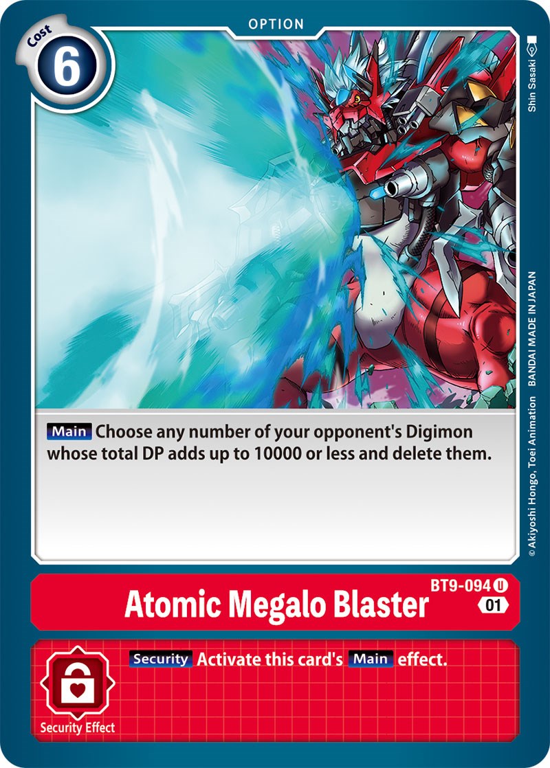 Atomic Megalo Blaster [BT9-094] [X Record] | The Time Vault CA