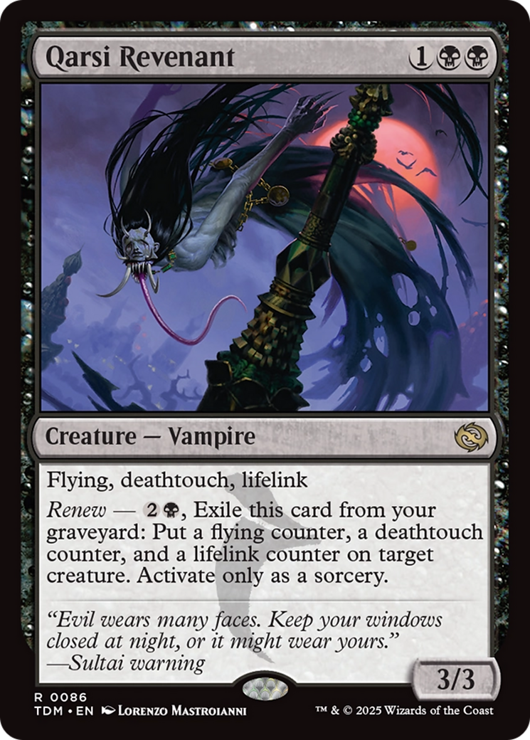 Qarsi Revenant [Tarkir: Dragonstorm] | The Time Vault CA