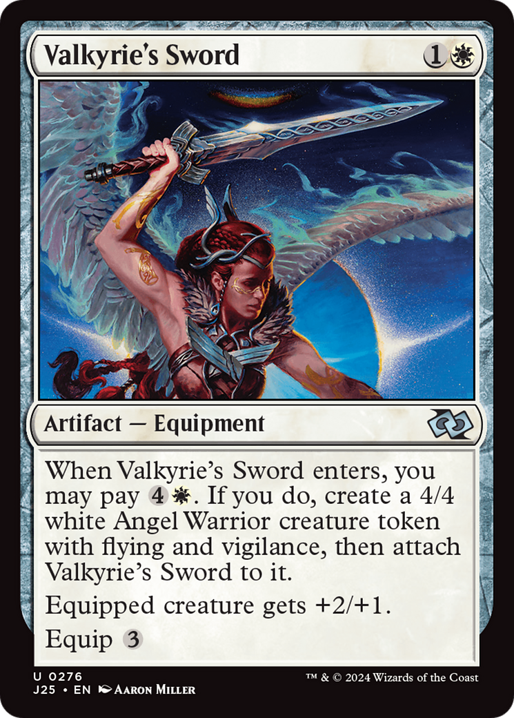 Valkyrie's Sword [Foundations Jumpstart] | The Time Vault CA