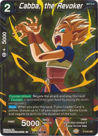 Cabba, the Revoker (P-141) [Promotion Cards] | The Time Vault CA