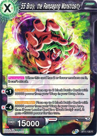 SS Broly, the Rampaging Monstrosity (BT11-125) [Vermilion Bloodline] | The Time Vault CA