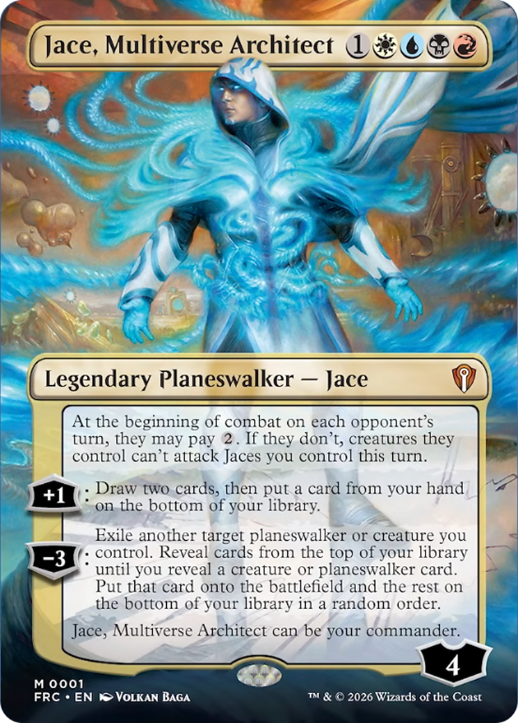 Jace, Multiverse Architect (Borderless) [Reality Fracture Commander] | The Time Vault CA