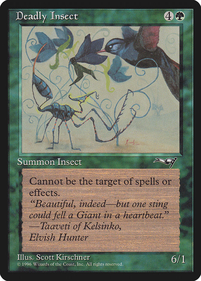 Deadly Insect (Bird Art) [Alliances] | The Time Vault CA