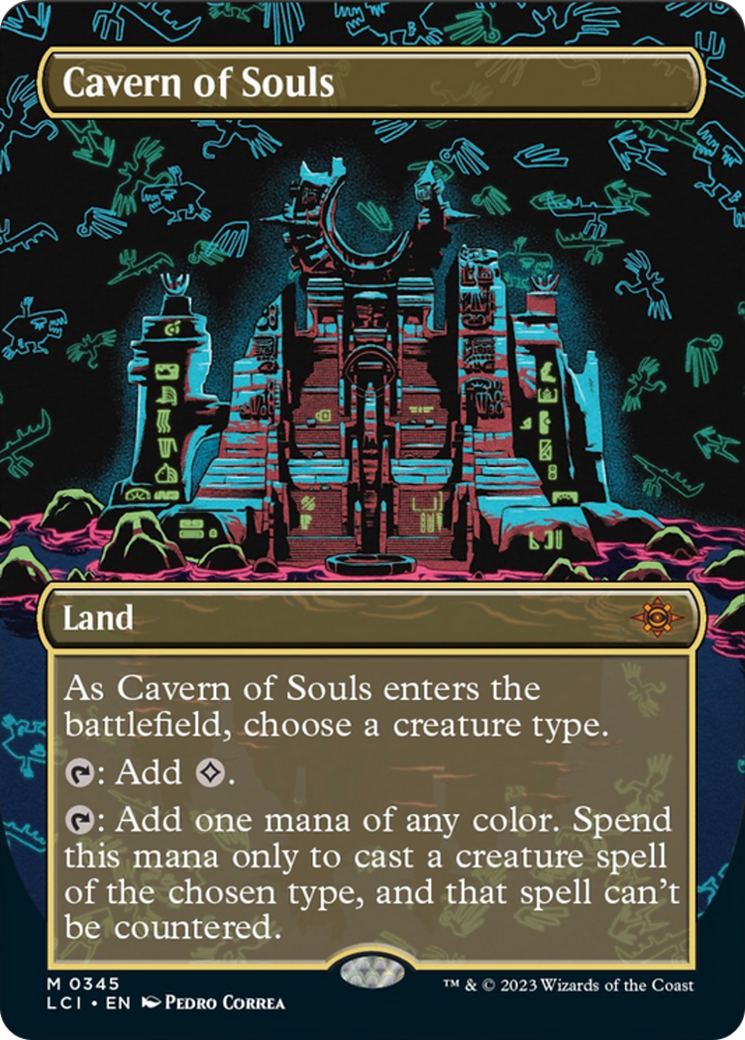 Cavern of Souls (0345) (Borderless) [The Lost Caverns of Ixalan] | The Time Vault CA