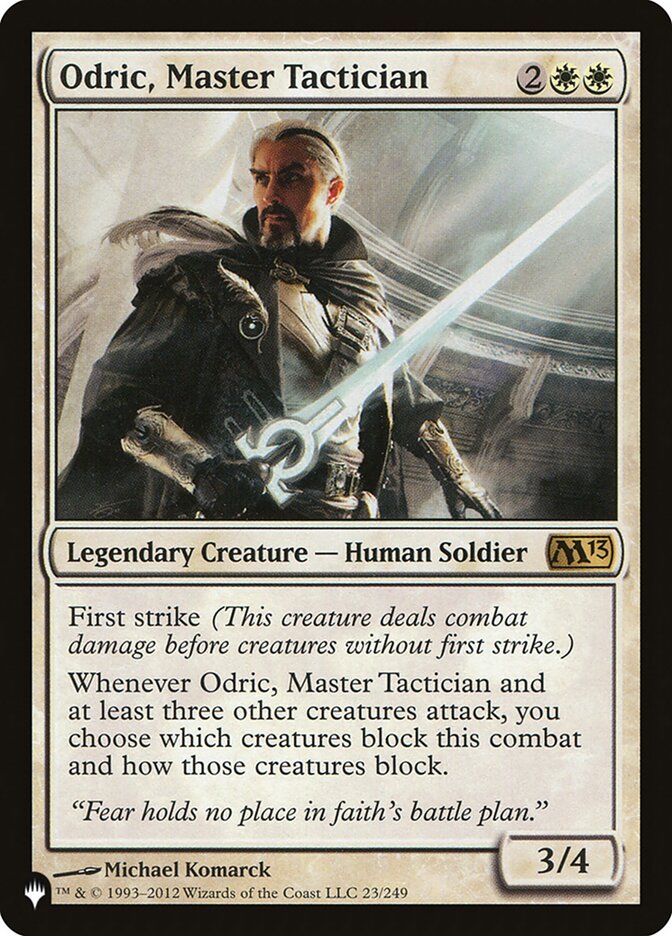 Odric, Master Tactician [The List] | The Time Vault CA