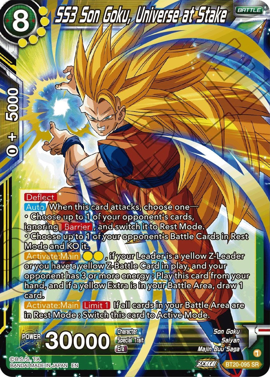 SS3 Son Goku, Universe at Stake (BT20-095) [Power Absorbed] | The Time Vault CA