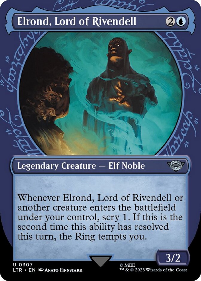 Elrond, Lord of Rivendell (Showcase Ring Frame) [The Lord of the Rings: Tales of Middle-Earth] | The Time Vault CA