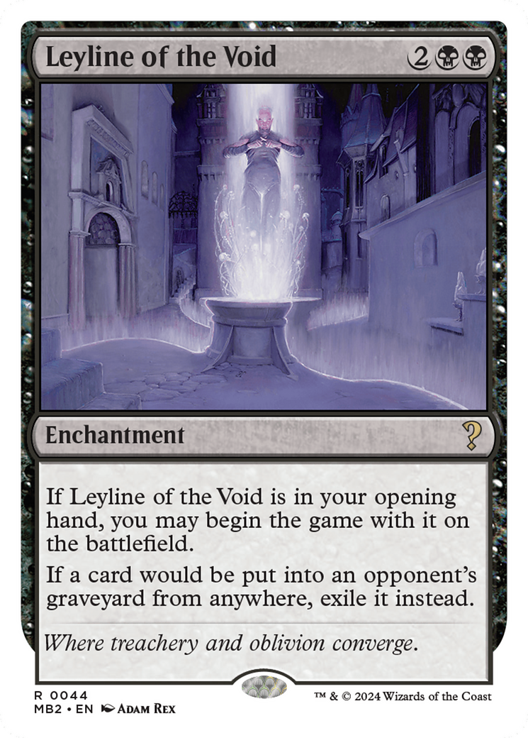 Leyline of the Void (White Border) [Mystery Booster 2] | The Time Vault CA