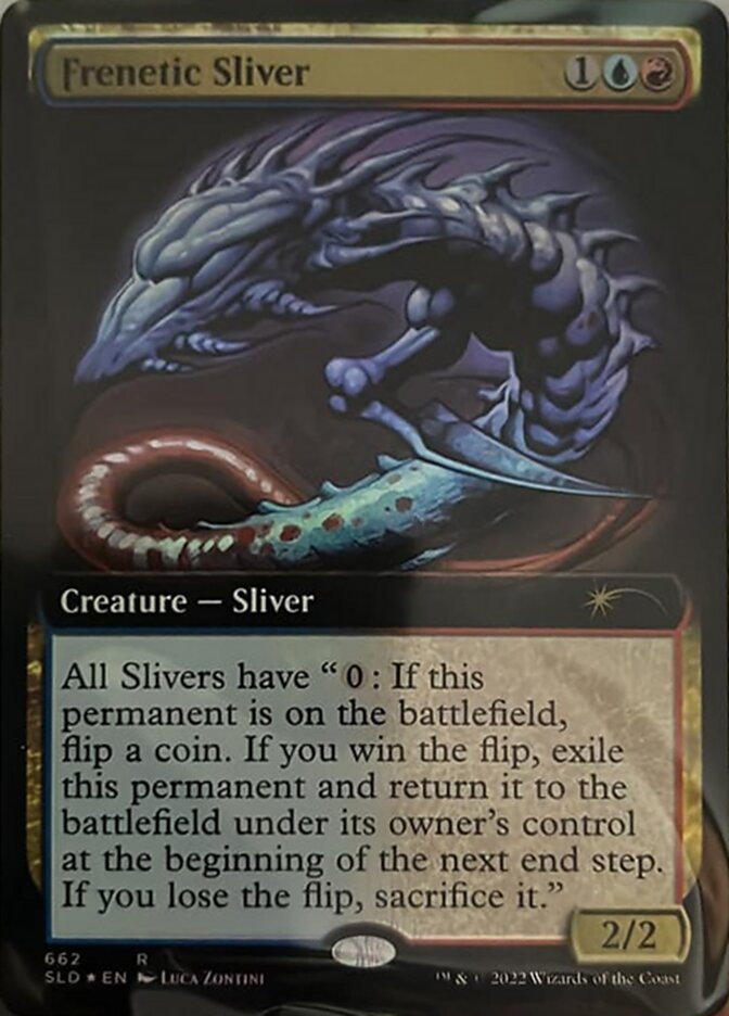 Frenetic Sliver (Extended Art) [Secret Lair Drop Promos] | The Time Vault CA