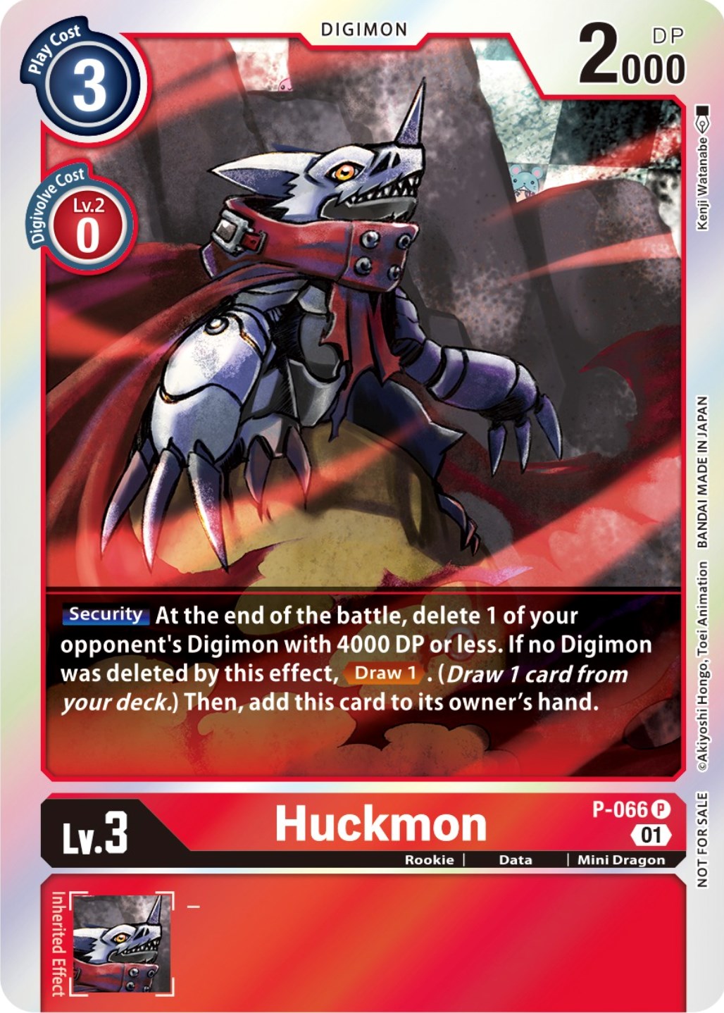 Huckmon [P-066] (Limited Card Pack) [Promotional Cards] | The Time Vault CA