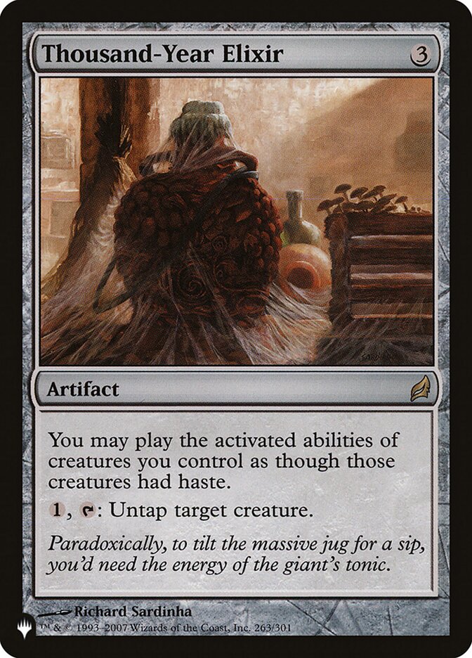 Thousand-Year Elixir [The List] | The Time Vault CA