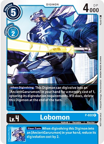 Lobomon [P-030] (Revision Pack 2021) [Promotional Cards] | The Time Vault CA