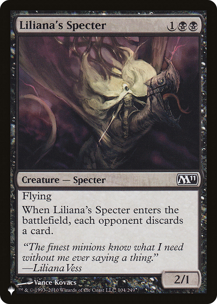 Liliana's Specter [The List] | The Time Vault CA