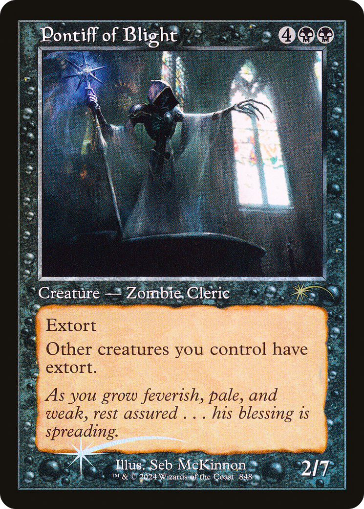 Pontiff of Blight (Retro Frame) [Secret Lair Drop Series] | The Time Vault CA